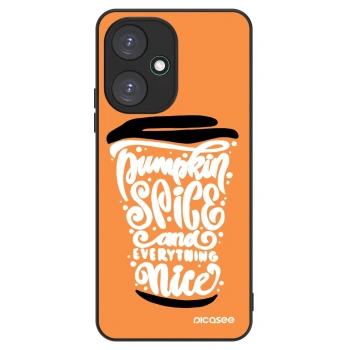 Szilikon tok erre a típusra Xiaomi Redmi 13C 5G - Pumpkin coffee