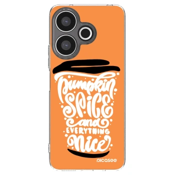 Picasee átlátszó szilikon tok az alábbi mobiltelefonokra Xiaomi Redmi 13 4G - Pumpkin coffee