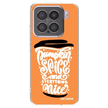 Picasee átlátszó szilikon tok az alábbi mobiltelefonokra Xiaomi 15 - Pumpkin coffee