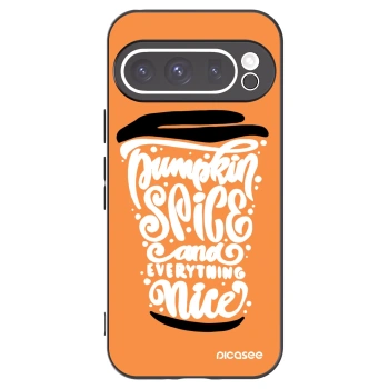 Picasee fekete szilikon tok az alábbi mobiltelefonokra Google Pixel 9 Pro - Pumpkin coffee