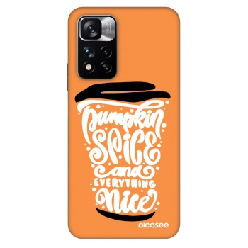 Szilikon tok erre a típusra Xiaomi Redmi Note 11 Pro - Pumpkin coffee