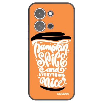 Picasee fekete szilikon tok az alábbi mobiltelefonokra Xiaomi Redmi 15C 5G - Pumpkin coffee