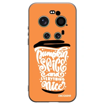 Picasee fekete szilikon tok az alábbi mobiltelefonokra Xiaomi 17 Ultra - Pumpkin coffee