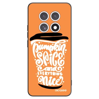 Picasee fekete szilikon tok az alábbi mobiltelefonokra Xiaomi Redmi Note 15 5G - Pumpkin coffee