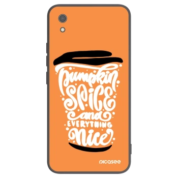 Picasee fekete szilikon tok az alábbi mobiltelefonokra Xiaomi Redmi 7A - Pumpkin coffee