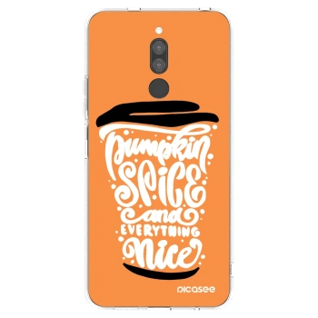 Picasee átlátszó szilikon tok az alábbi mobiltelefonokra Xiaomi Redmi 8 - Pumpkin coffee