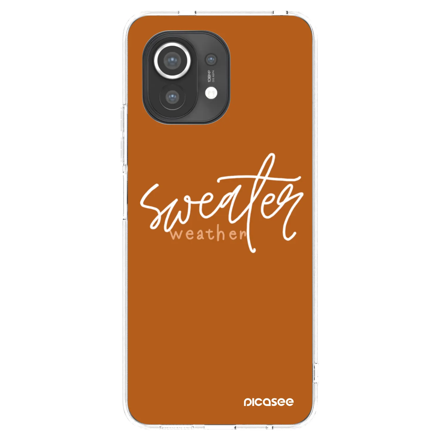 Picasee átlátszó szilikon tok az alábbi mobiltelefonokra Xiaomi Mi 11 - Sweater weather