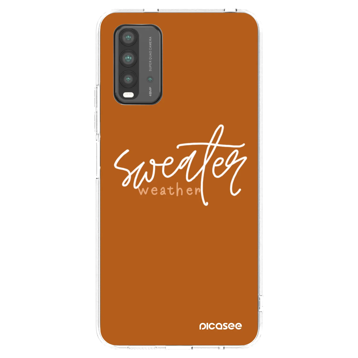 Picasee átlátszó szilikon tok az alábbi mobiltelefonokra Xiaomi Redmi 9T - Sweater weather