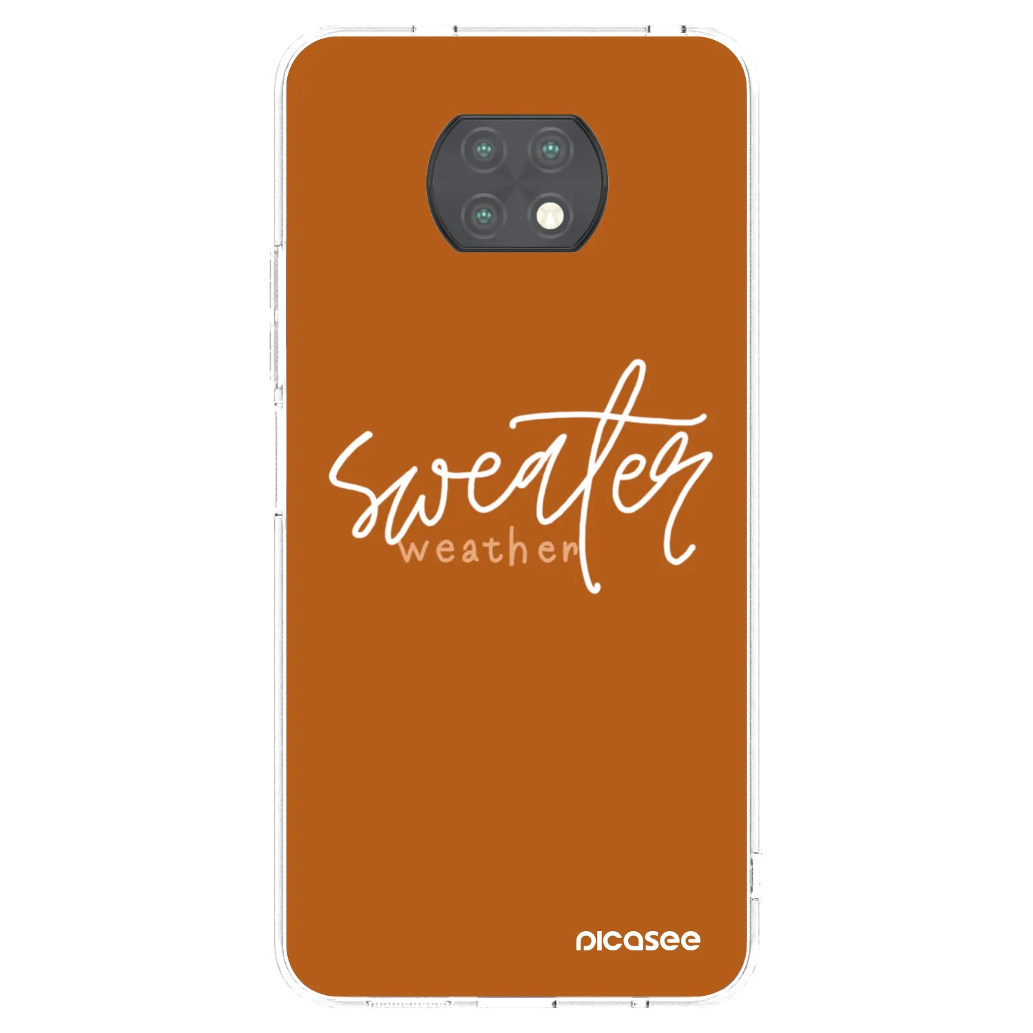 Picasee átlátszó szilikon tok az alábbi mobiltelefonokra Xiaomi Redmi Note 9T - Sweater weather