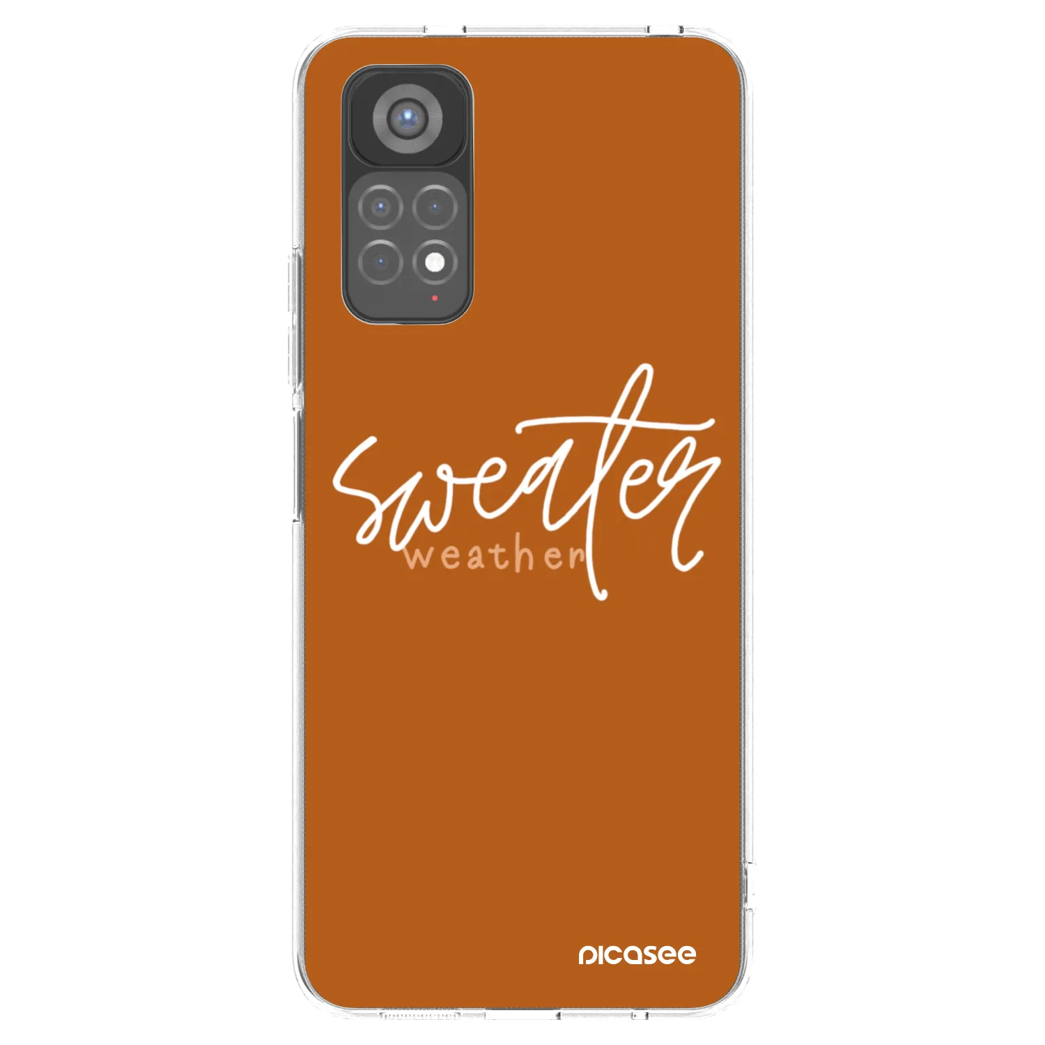 Picasee átlátszó szilikon tok az alábbi mobiltelefonokra Xiaomi Redmi Note 11S 5G - Sweater weather