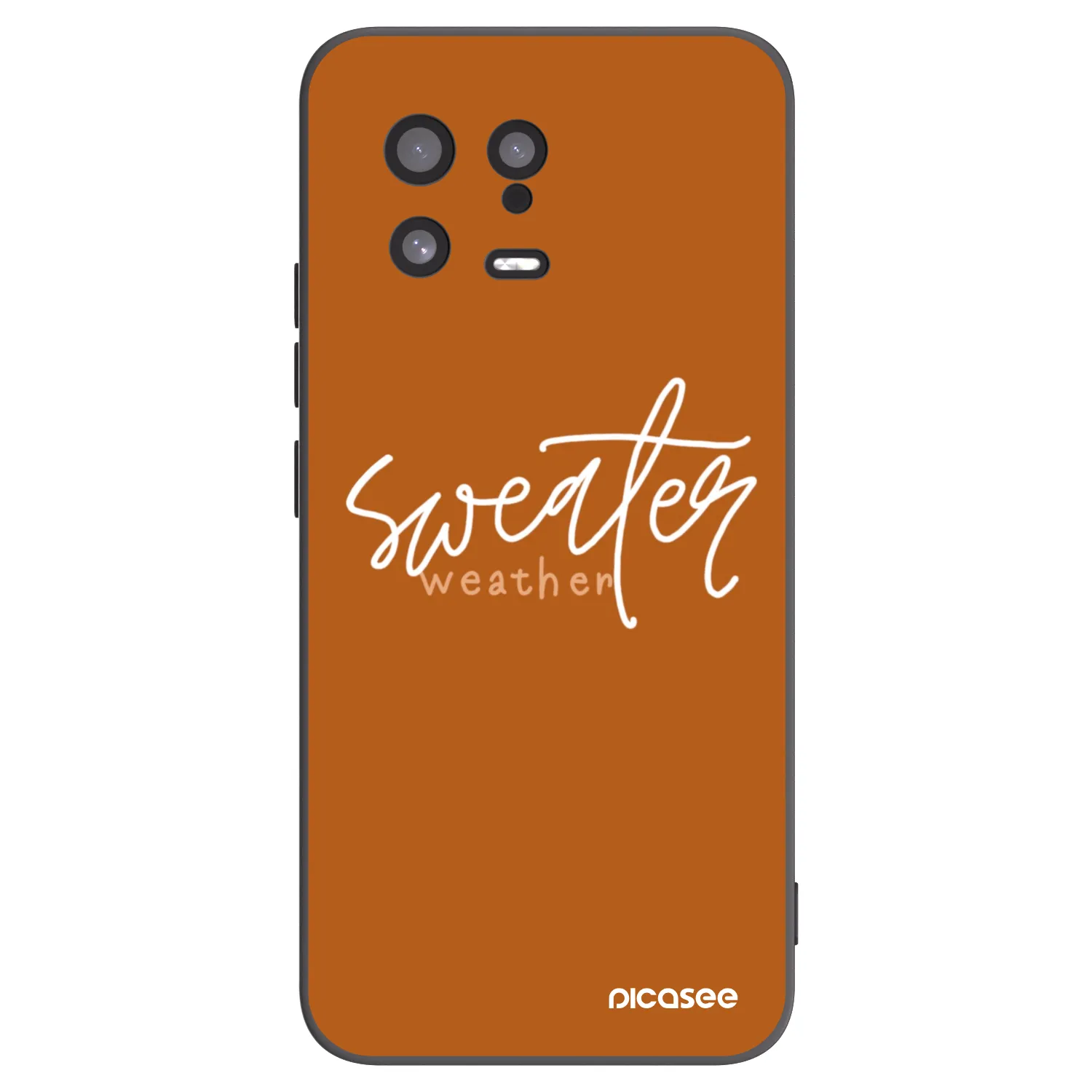 Picasee fekete szilikon tok az alábbi mobiltelefonokra Xiaomi 13 - Sweater weather