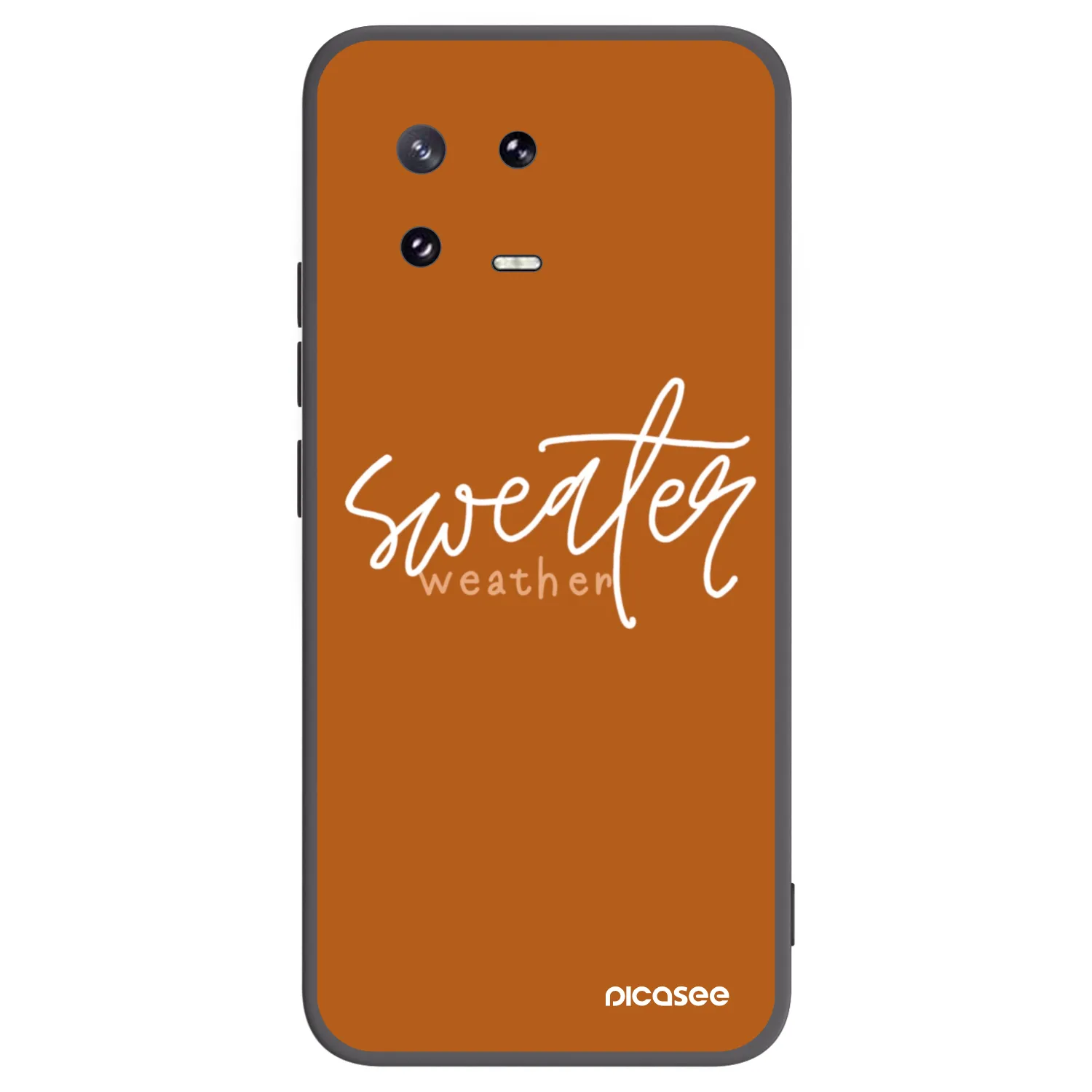 Picasee fekete szilikon tok az alábbi mobiltelefonokra Xiaomi 13 Pro - Sweater weather