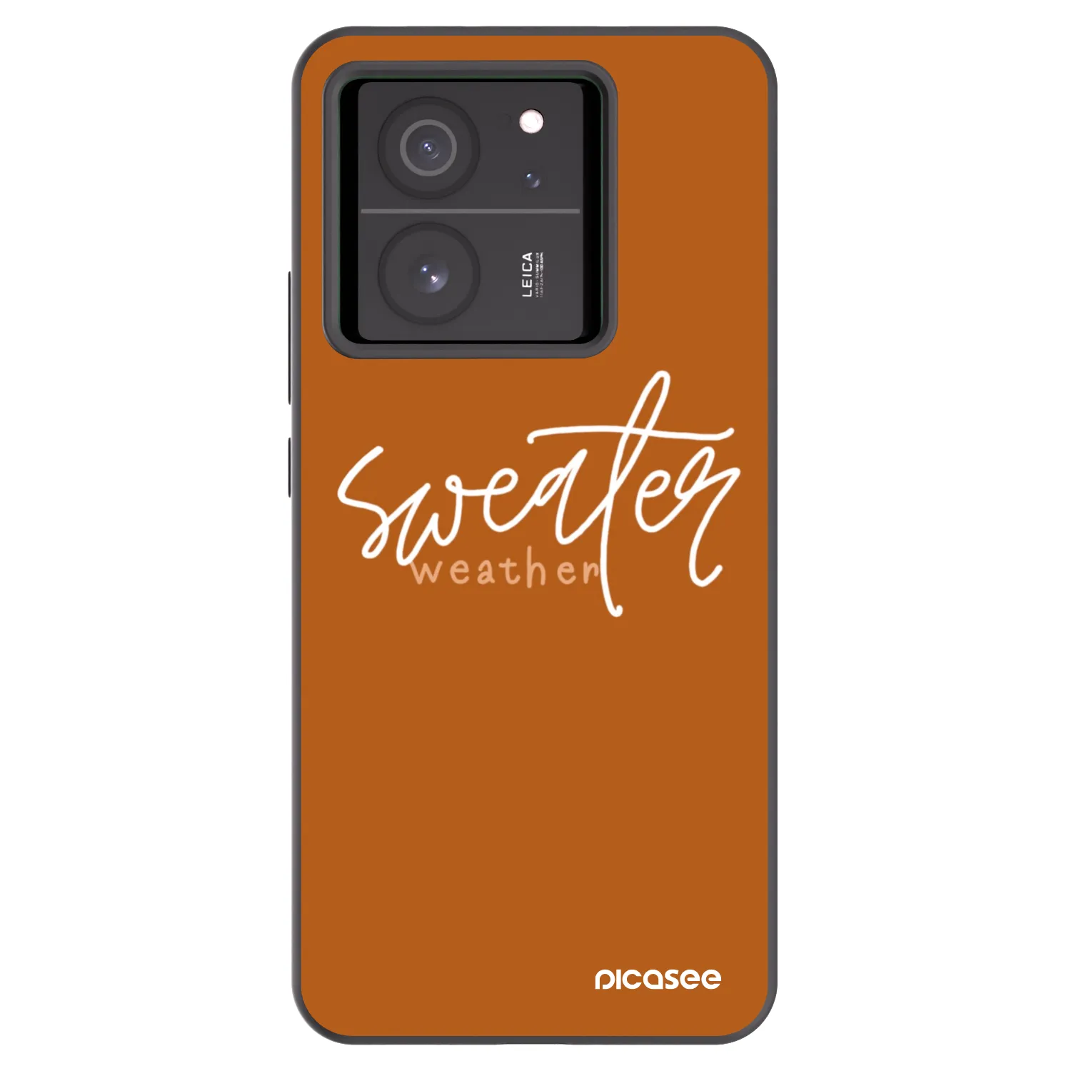 Picasee fekete szilikon tok az alábbi mobiltelefonokra Xiaomi 13T - Sweater weather