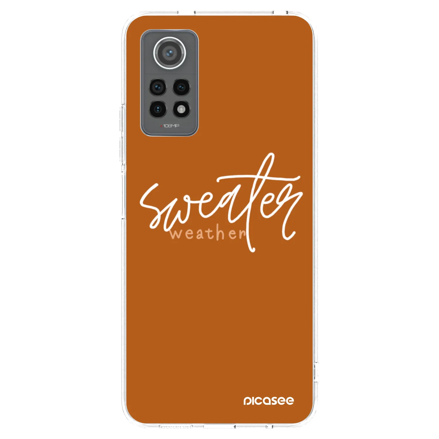 Picasee átlátszó szilikon tok az alábbi mobiltelefonokra Xiaomi Redmi Note 12 Pro 4G - Sweater weather