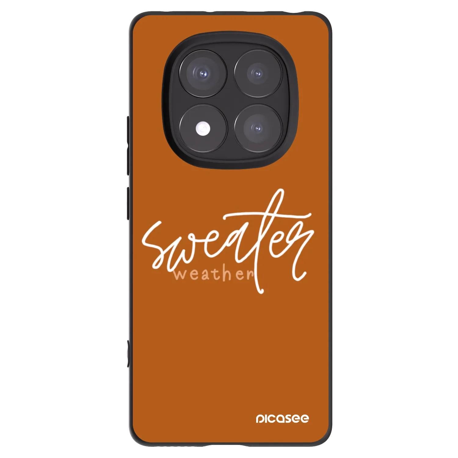 Picasee fekete szilikon tok az alábbi mobiltelefonokra Xiaomi Redmi Note 14 Pro 5G - Sweater weather