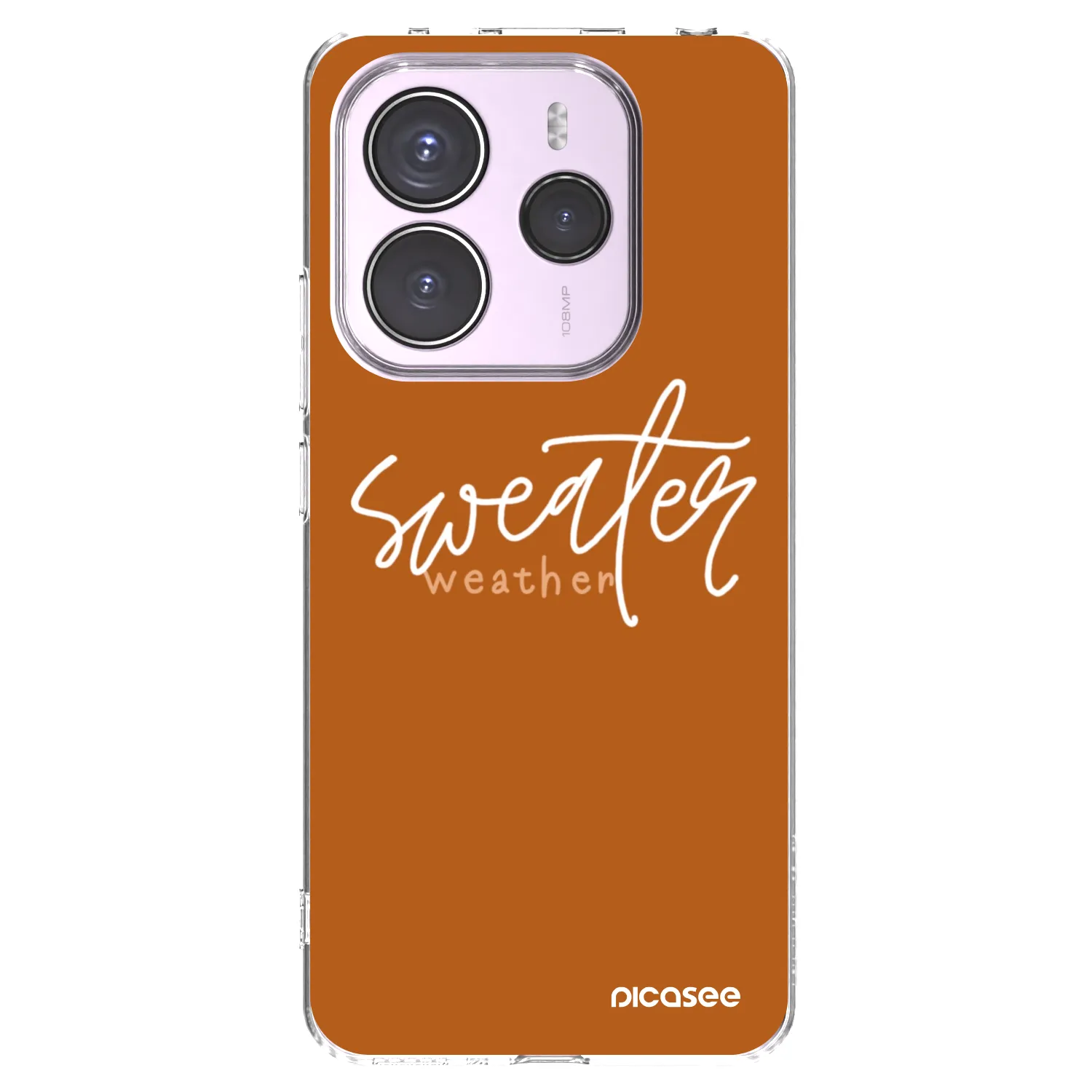 Picasee átlátszó szilikon tok az alábbi mobiltelefonokra Xiaomi Redmi Note 14 5G - Sweater weather