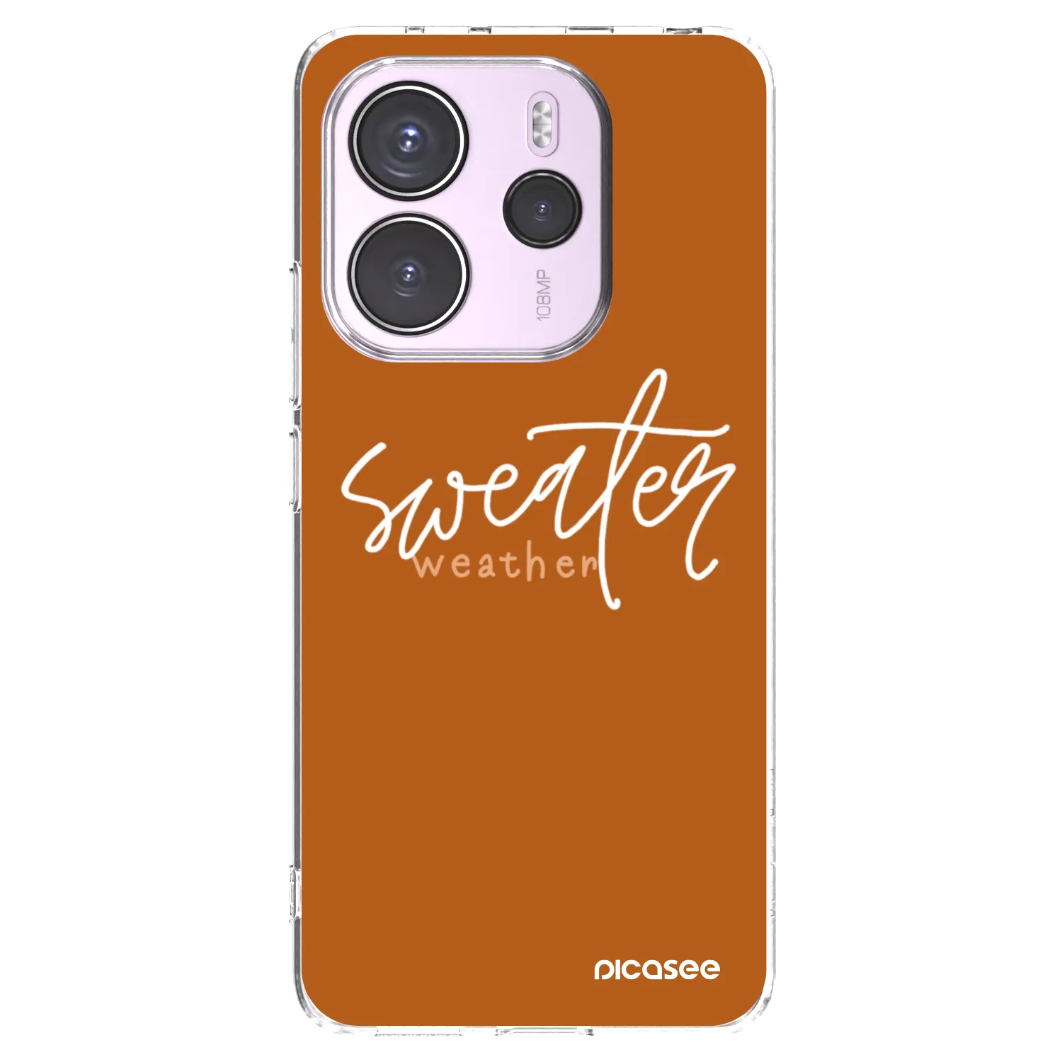 Picasee átlátszó szilikon tok az alábbi mobiltelefonokra Xiaomi Redmi Note 14 4G - Sweater weather