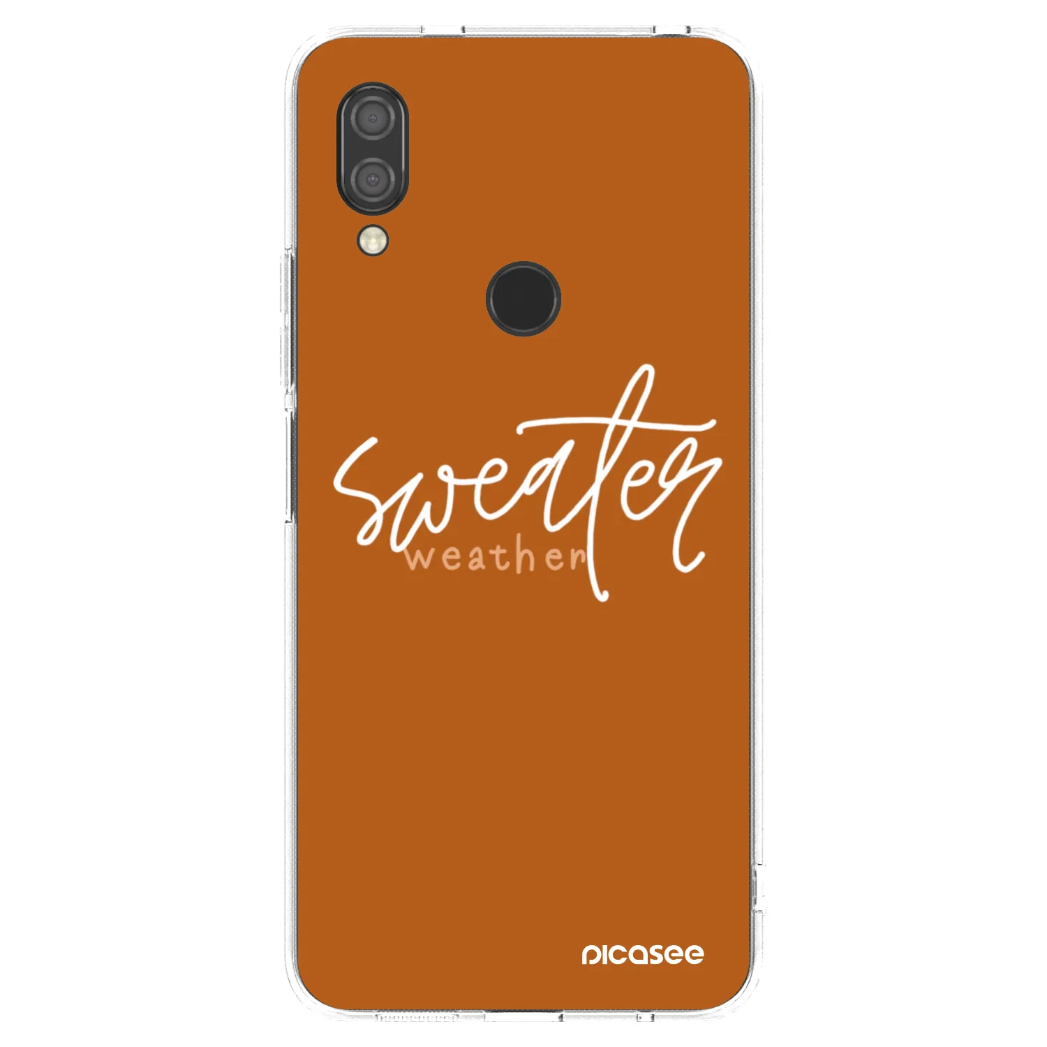 Picasee átlátszó szilikon tok az alábbi mobiltelefonokra Xiaomi Redmi 7 - Sweater weather