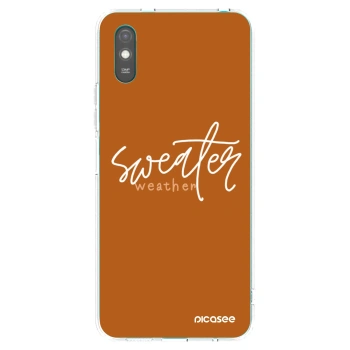 Picasee átlátszó szilikon tok az alábbi mobiltelefonokra Xiaomi Redmi 9AT - Sweater weather