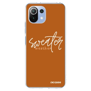 Picasee átlátszó szilikon tok az alábbi mobiltelefonokra Xiaomi Mi 11 Lite - Sweater weather
