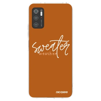 Picasee átlátszó szilikon tok az alábbi mobiltelefonokra Xiaomi Poco M3 Pro 5G - Sweater weather