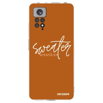 Picasee átlátszó szilikon tok az alábbi mobiltelefonokra Xiaomi Redmi Note 11 - Sweater weather