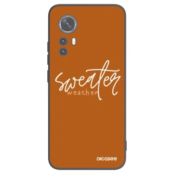 Picasee fekete szilikon tok az alábbi mobiltelefonokra Xiaomi 12 - Sweater weather