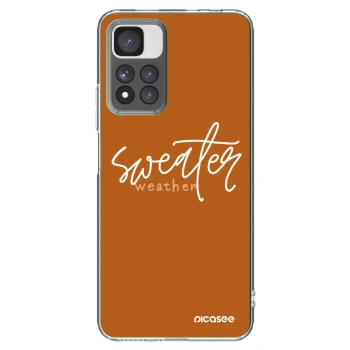 Picasee átlátszó szilikon tok az alábbi mobiltelefonokra Xiaomi Redmi Note 11 Pro+ 5G - Sweater weather