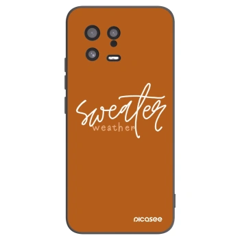 Picasee fekete szilikon tok az alábbi mobiltelefonokra Xiaomi 13 - Sweater weather