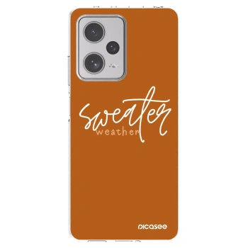 Picasee átlátszó szilikon tok az alábbi mobiltelefonokra Xiaomi Redmi Note 12 Pro+ 5G - Sweater weather
