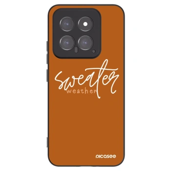 Picasee fekete szilikon tok az alábbi mobiltelefonokra Xiaomi 14 - Sweater weather
