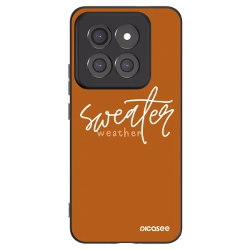 Picasee fekete szilikon tok az alábbi mobiltelefonokra Xiaomi 14 Pro - Sweater weather