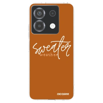 Picasee átlátszó szilikon tok az alábbi mobiltelefonokra Xiaomi Poco X6 - Sweater weather