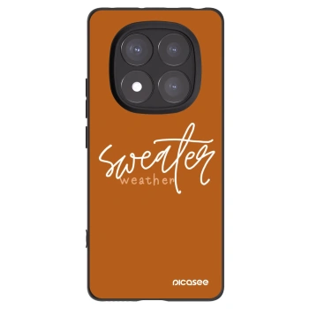 Picasee fekete szilikon tok az alábbi mobiltelefonokra Xiaomi Redmi Note 14 Pro+ 5G - Sweater weather
