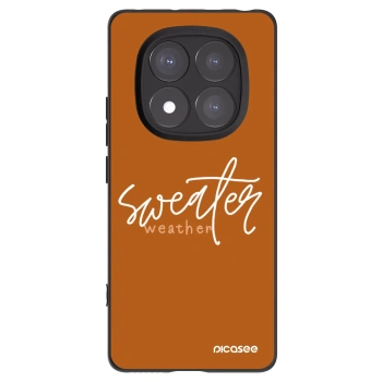 Picasee fekete szilikon tok az alábbi mobiltelefonokra Xiaomi Redmi Note 14 Pro 5G - Sweater weather