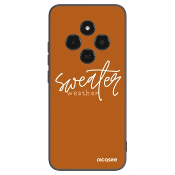 Picasee fekete szilikon tok az alábbi mobiltelefonokra Xiaomi Poco C75 - Sweater weather