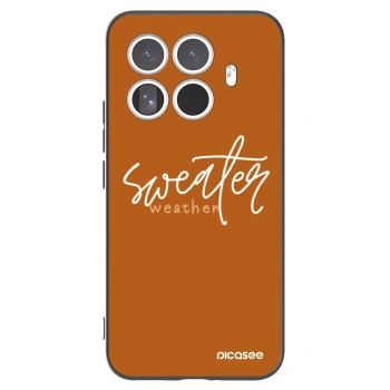 Picasee fekete szilikon tok az alábbi mobiltelefonokra Xiaomi 15T Pro - Sweater weather