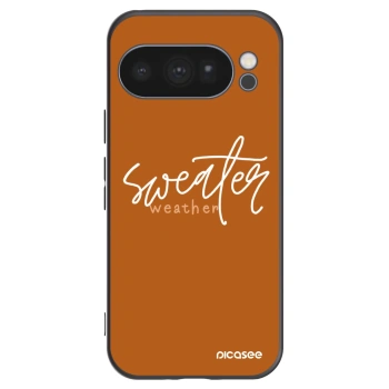 Picasee fekete szilikon tok az alábbi mobiltelefonokra Google Pixel 10 Pro - Sweater weather