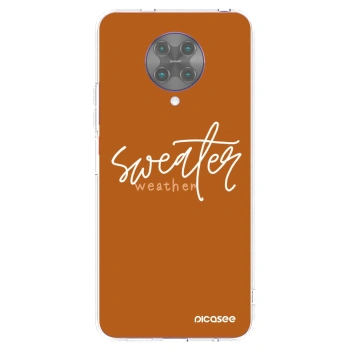 Picasee átlátszó szilikon tok az alábbi mobiltelefonokra Xiaomi Poco F2 Pro - Sweater weather
