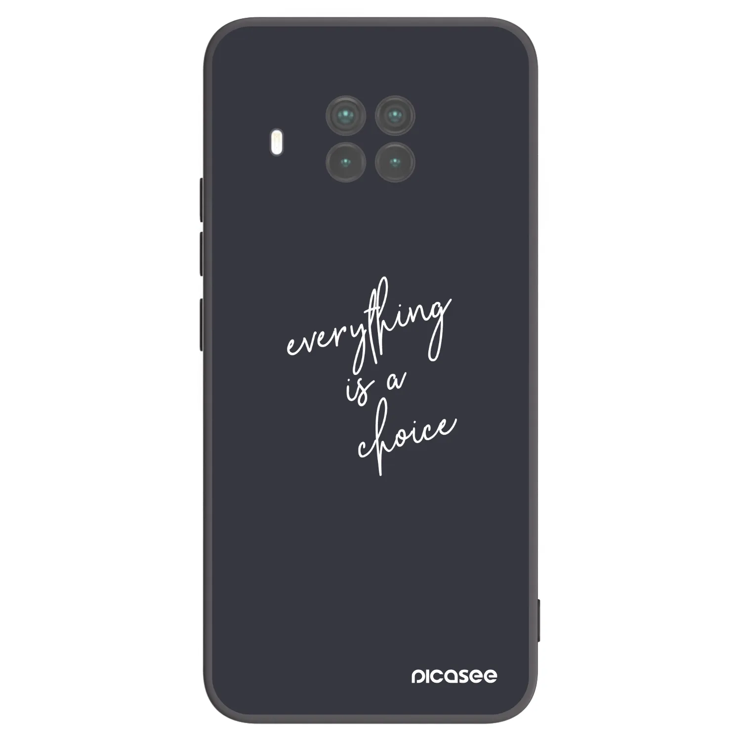 Picasee fekete szilikon tok az alábbi mobiltelefonokra Xiaomi Mi 10T Lite - Everything is a choice