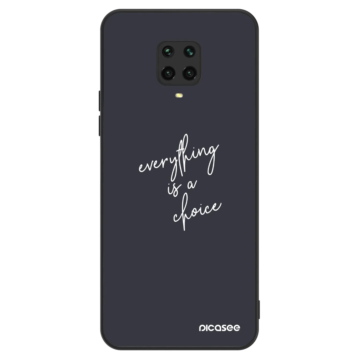 Picasee ULTIMATE CASE Xiaomi Redmi Note 9S - készülékre - Everything is a choice