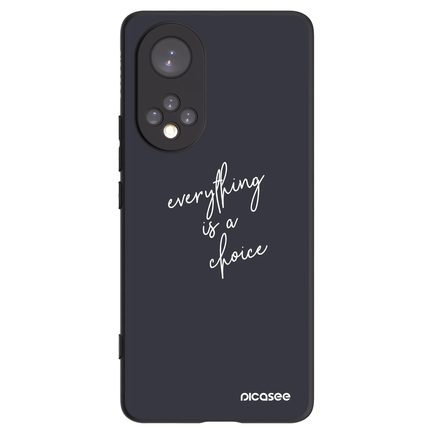 Picasee fekete szilikon tok az alábbi mobiltelefonokra Huawei Nova 9 - Everything is a choice