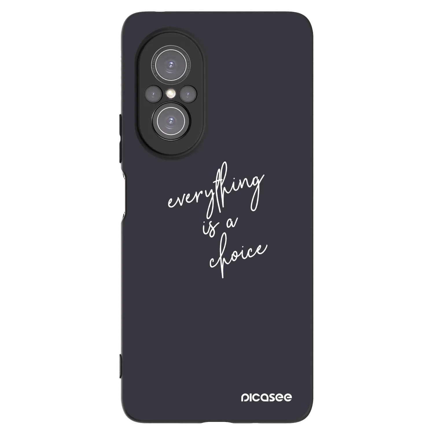 Picasee fekete szilikon tok az alábbi mobiltelefonokra Huawei Nova 9 SE - Everything is a choice