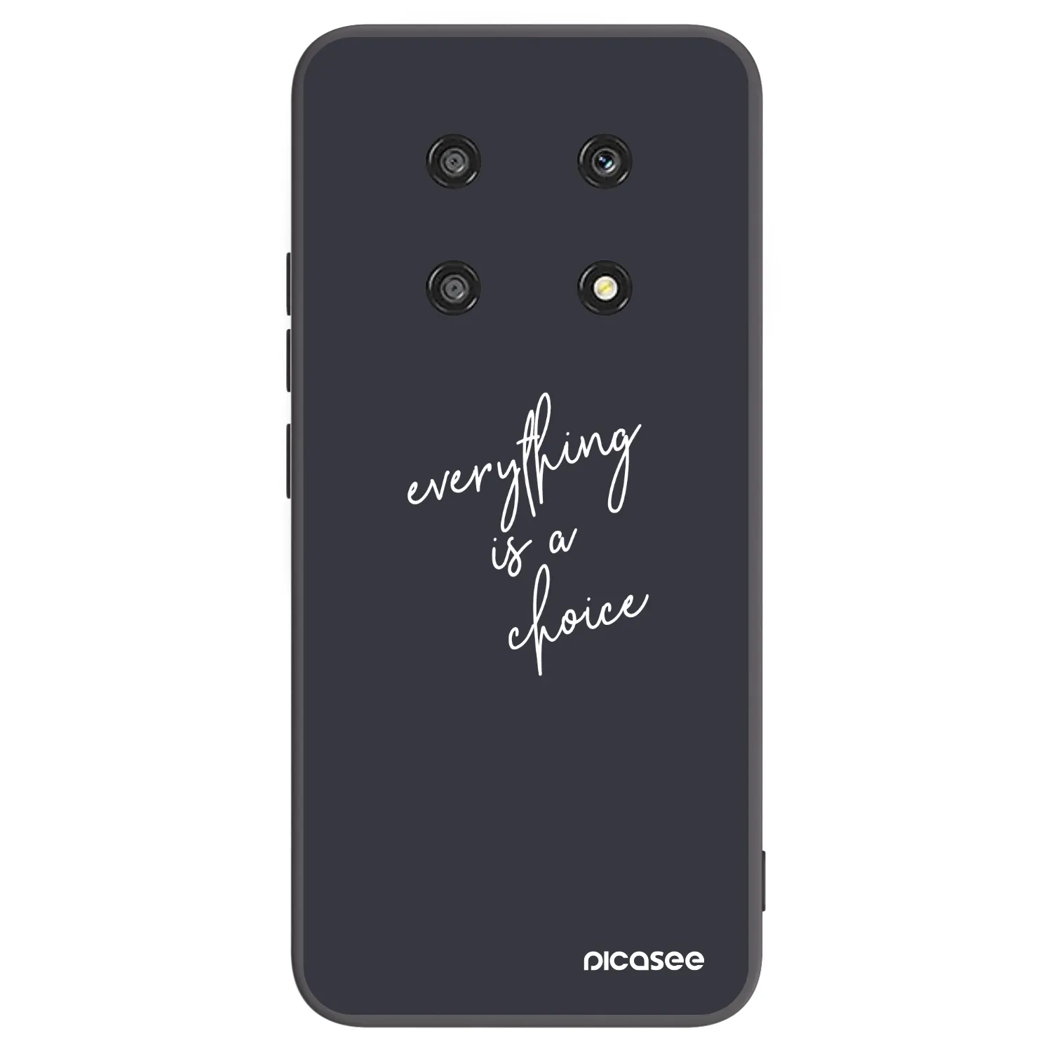 Picasee fekete szilikon tok az alábbi mobiltelefonokra Honor Magic4 Lite 5G - Everything is a choice
