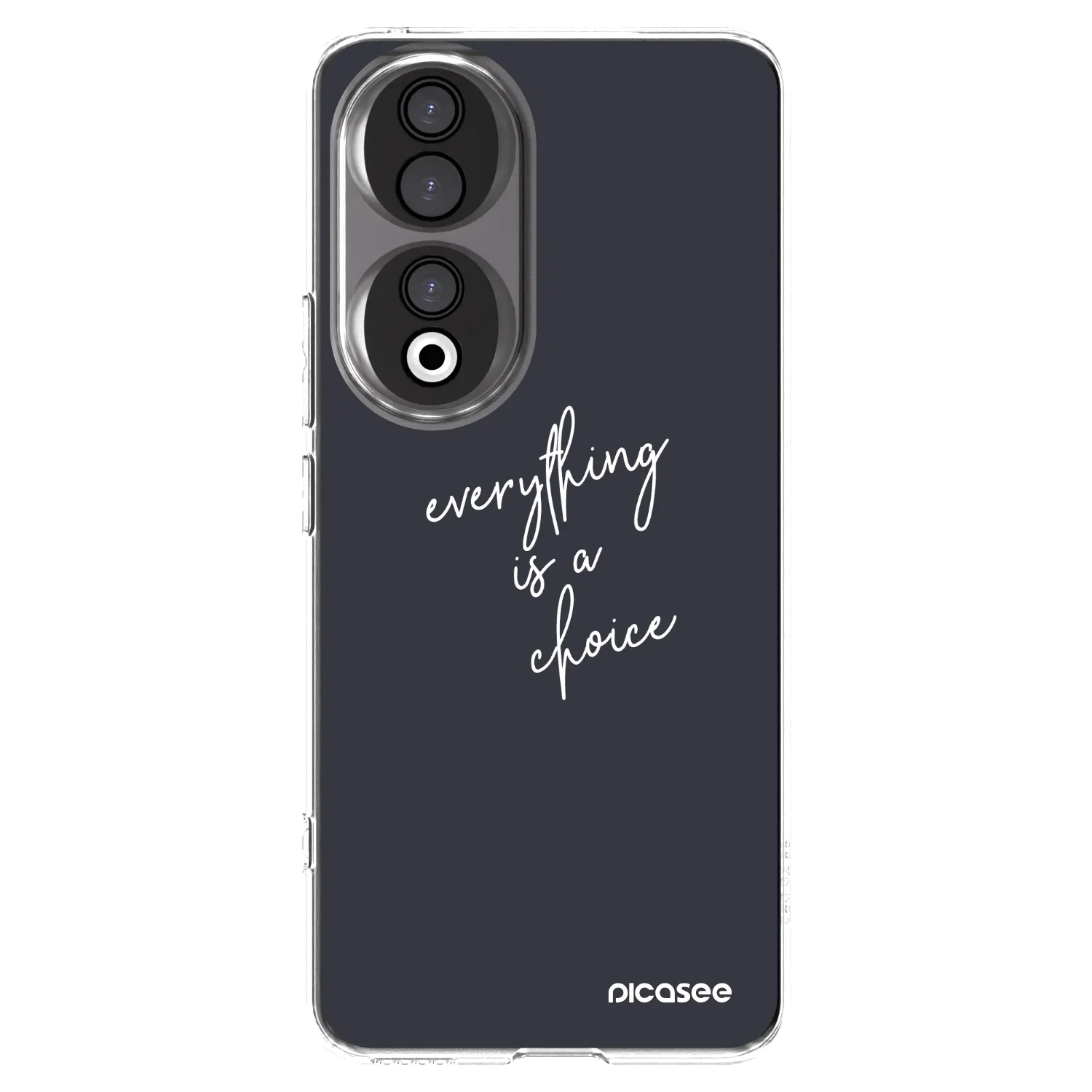 Picasee átlátszó szilikon tok az alábbi mobiltelefonokra Honor 90 5G - Everything is a choice