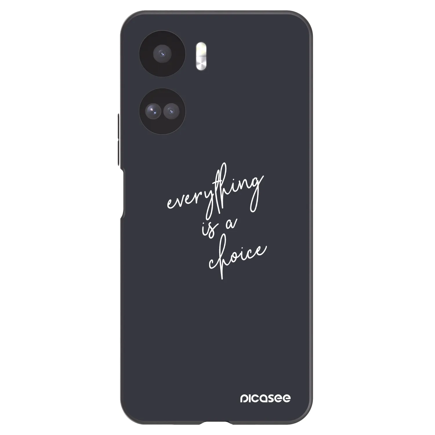 Picasee fekete szilikon tok az alábbi mobiltelefonokra Honor 90 Lite 5G - Everything is a choice