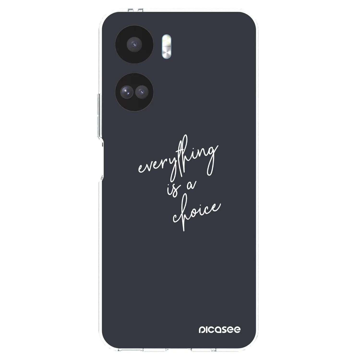 Picasee átlátszó szilikon tok az alábbi mobiltelefonokra Honor 90 Lite 5G - Everything is a choice