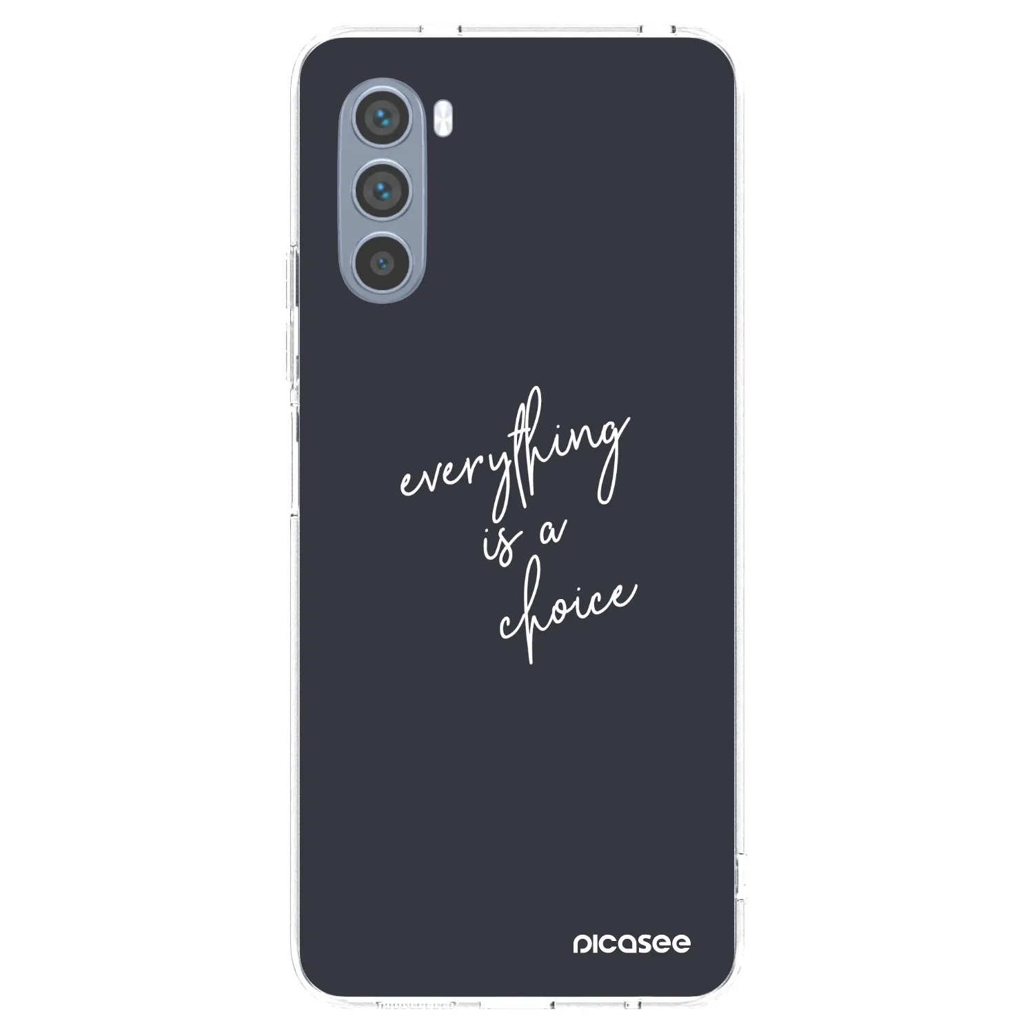 Picasee átlátszó szilikon tok az alábbi mobiltelefonokra Motorola Moto G62 - Everything is a choice