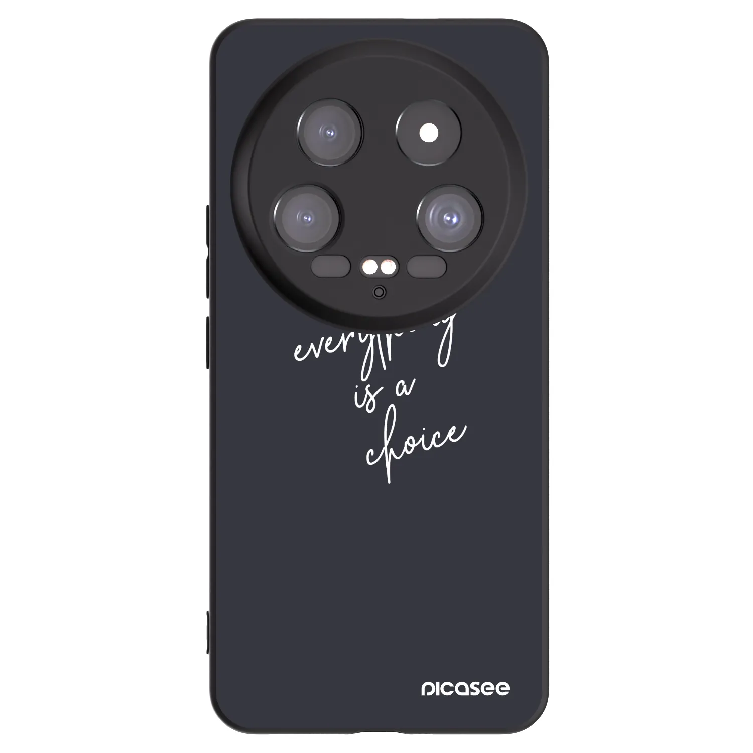 Picasee fekete szilikon tok az alábbi mobiltelefonokra Xiaomi 14 Ultra - Everything is a choice