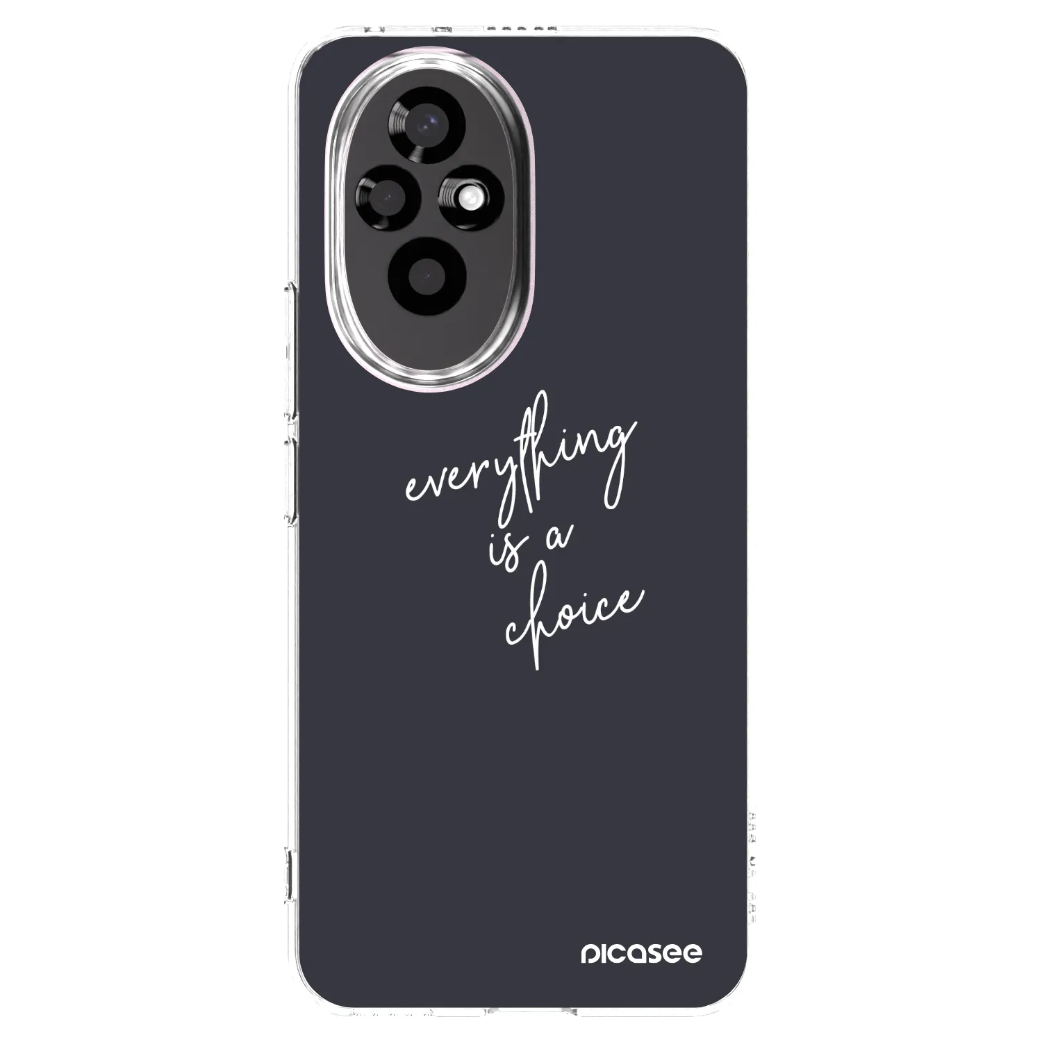 Picasee átlátszó szilikon tok az alábbi mobiltelefonokra Honor 200 Pro 5G - Everything is a choice